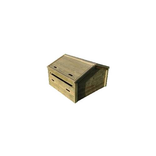 Compostador de madera - 400 Litros