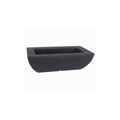 Jardinera rectangular rotomoldeada - Antracita