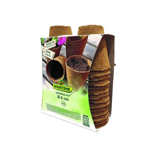 Macetas biodegradables redondas 8 cm