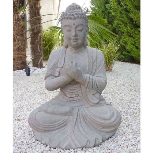 Estatua de Jardín Zen Buda - Altura 60 cm
