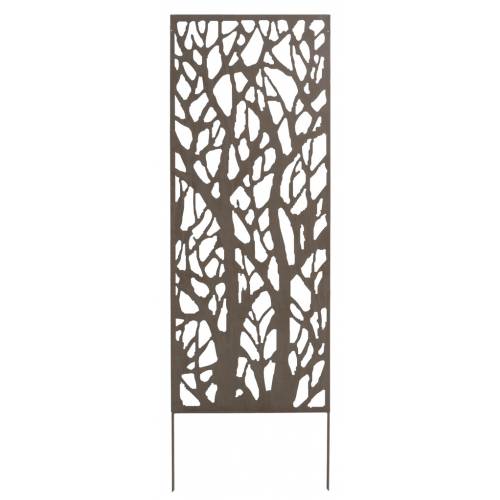 Celosía Decorativa en Metal - Bosque - 0,6 x 1,5 m
