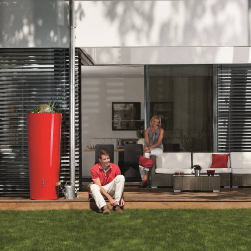 Recuperador de agua Reserva Color - 350 L - Rojo