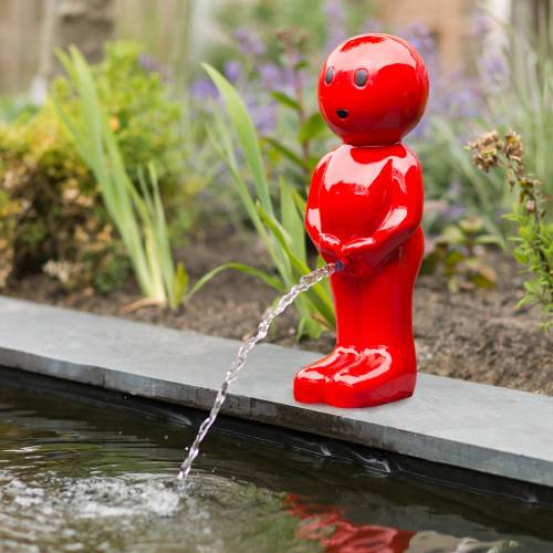 Fuente de jardín BOY - Alt.45 cm – Rojo - Ubbink