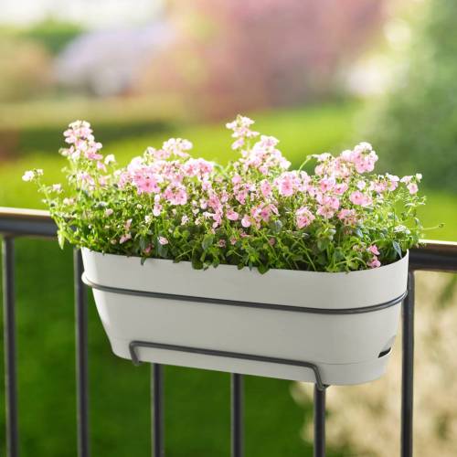 Maceta Balcn Vibia Campana - 70 cm -Blanco-Elho
