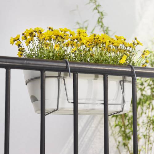 Maceta Balcn Vibia Campana - 70 cm -Blanco-Elho