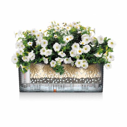 Balconera Cottage 50 - Negro Grafito - LECHUZA