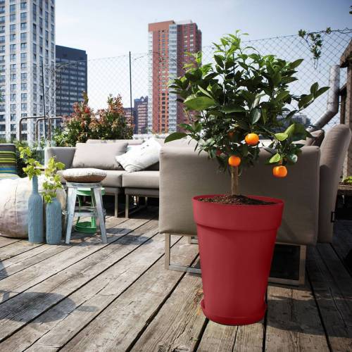 Loft Urban Round High  D.42 A.56  Rojo Teatro