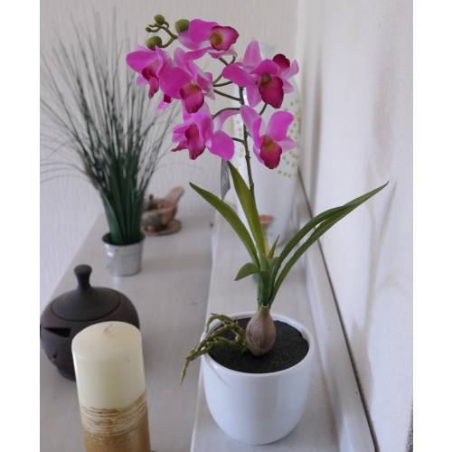 Planta Artificial-Dendrobium Orqudea Violeta-MICA